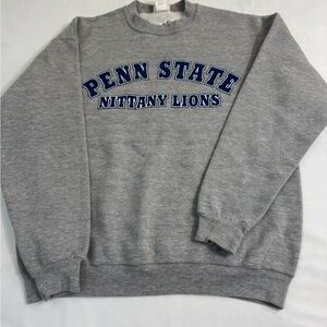 Penn State Nittany Lions Gray Crewneck Sweater Size M